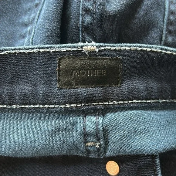 MOTHER The Mid Rise Dazzler Jean Skimp Night Tripper Sz 32 NEW - Picture 10 of 14